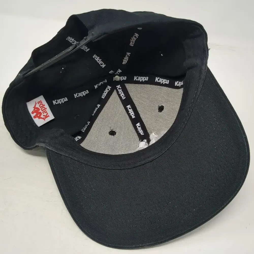 Kappa Snapback Hat Black Size 59 Embroidered Logo Adjustable Sportswear Cap